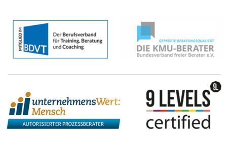 BDVT KMU Berater 9Levels UnternehmensWert Mensch Personalentwicklung Organisationsentwicklung Rosenheim München Salzburg